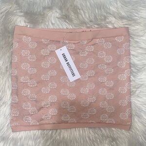 NWT Urban Outfitters Pink Flower Power Y2K Tube top- XL